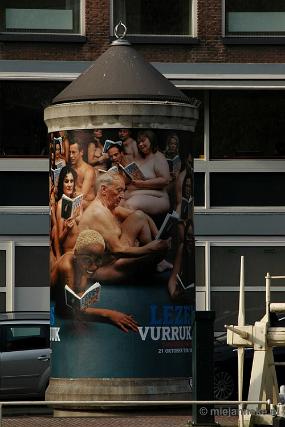 46Embarressed52 46/52 Embarressed. In Amsterdam are a lot of advertising columns all over the city. During the week of Books, they had a advertising picture of naked people,...